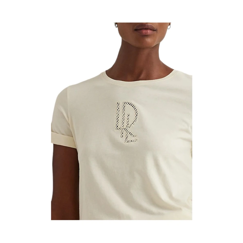 Ralph Lauren Korte Mouw T-shirt Black Dames