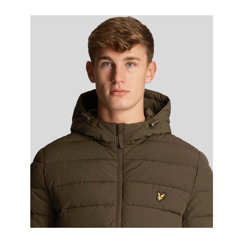 Lyle & Scott Pufferjas Lichtgewicht Stijlvolle Winterjas Green Heren