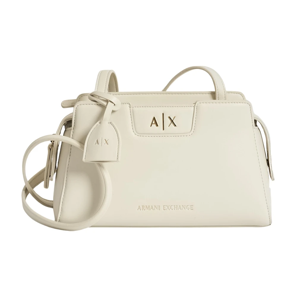 Armani Exchange Donna Bianco Amelie M Borsa A Tracolla