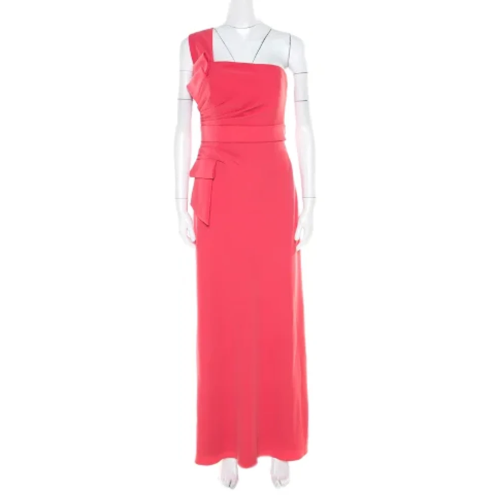 Armani Pre-owned Fabric dresses Pink Dames
