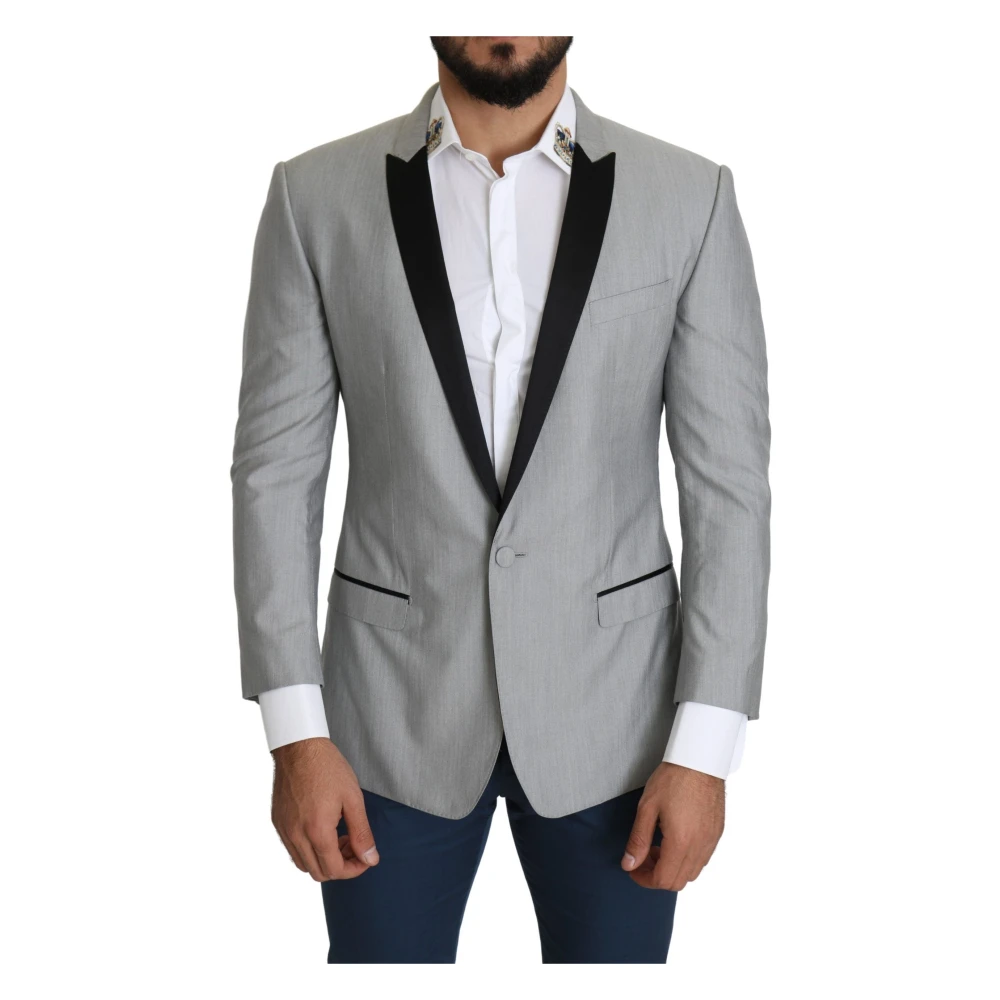 Dolce & Gabbana Uomo Grigio Giacche, L, New,