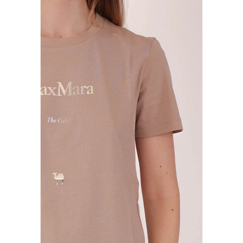 Max Mara T-Shirts Beige Dames