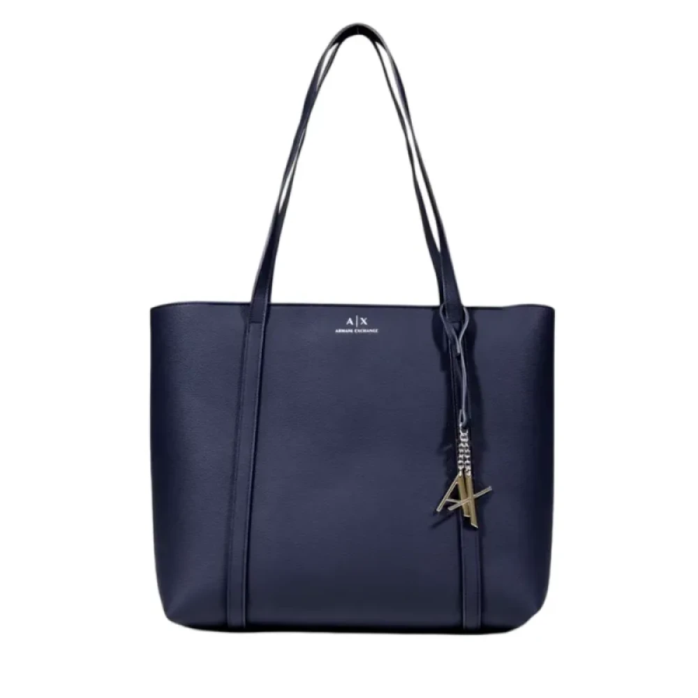 Armani Exchange Donna Blu Borse, Taglia Unica, New,