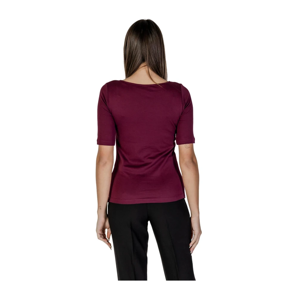 Street One Bordeaux Korte Mouw T-shirt Red Dames
