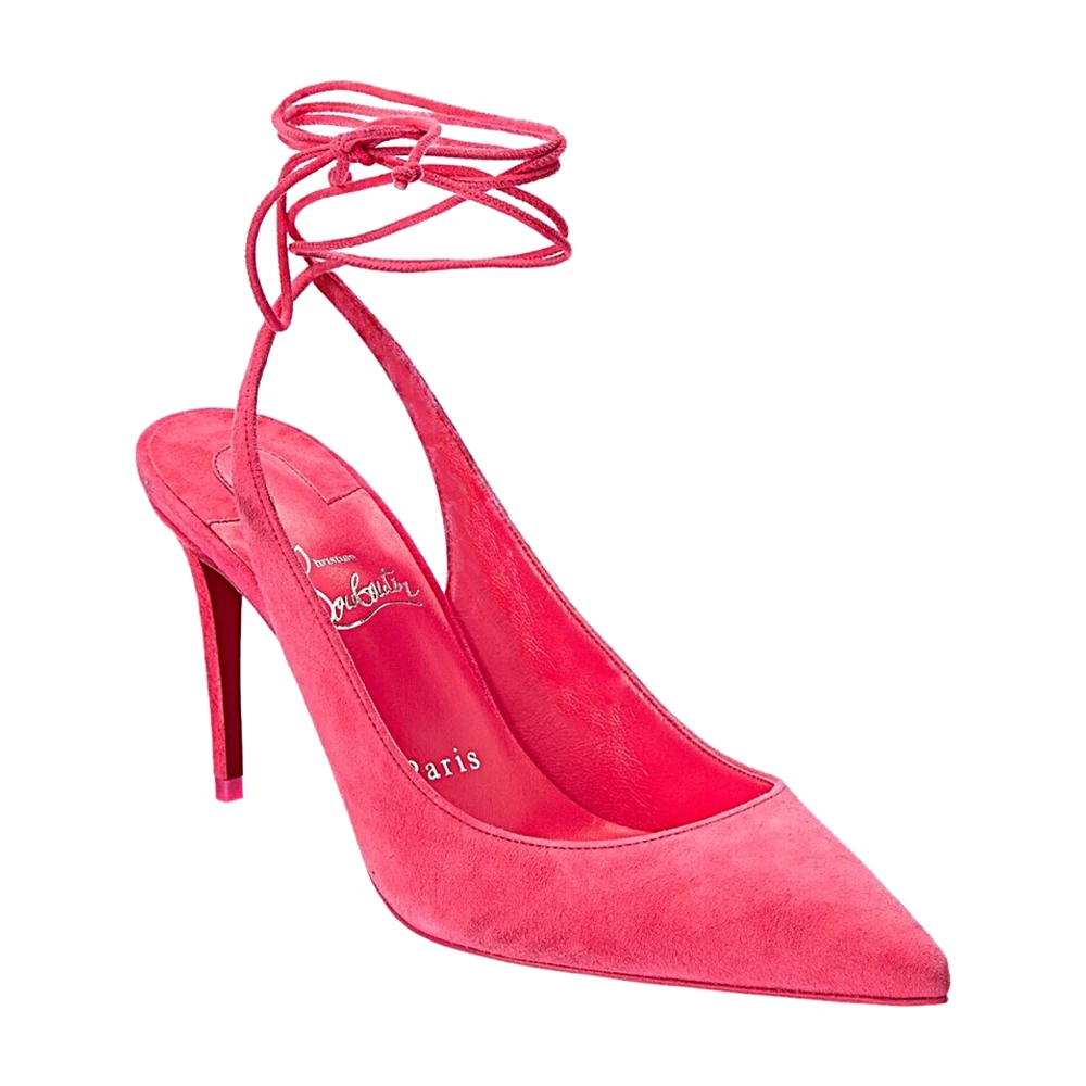 Christian Louboutin Högklackade skor Pink, Dam