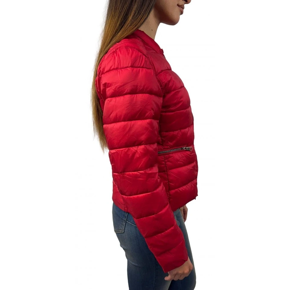 19v69 Italia Rode jas met ritssluiting Red Dames