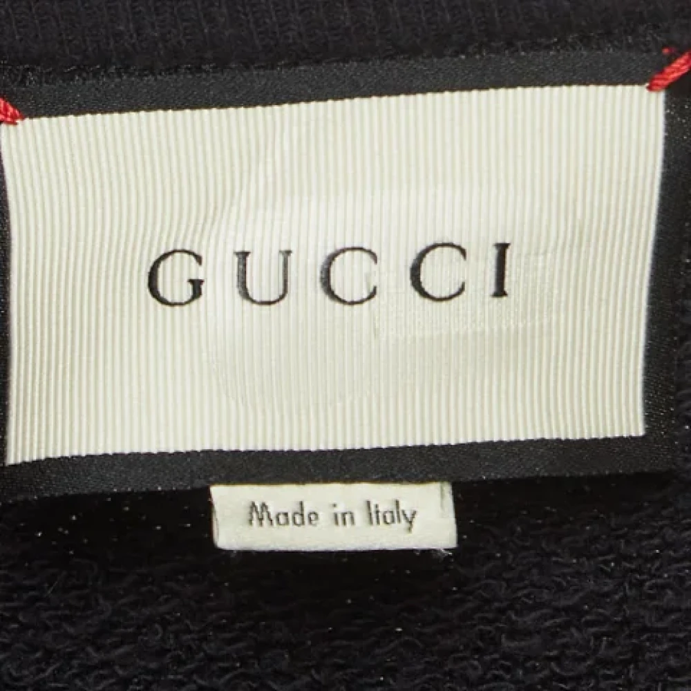 Gucci Vintage Pre-owned Cotton tops Black Heren