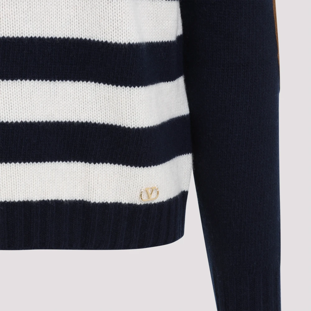 Valentino Indigo Butter Sweater Multicolor Heren