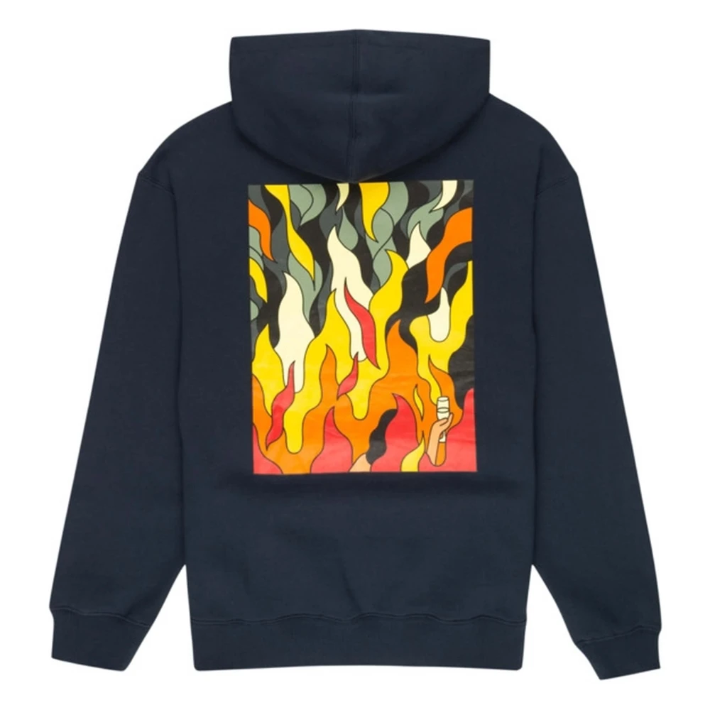 Element Hoodie Blue Heren