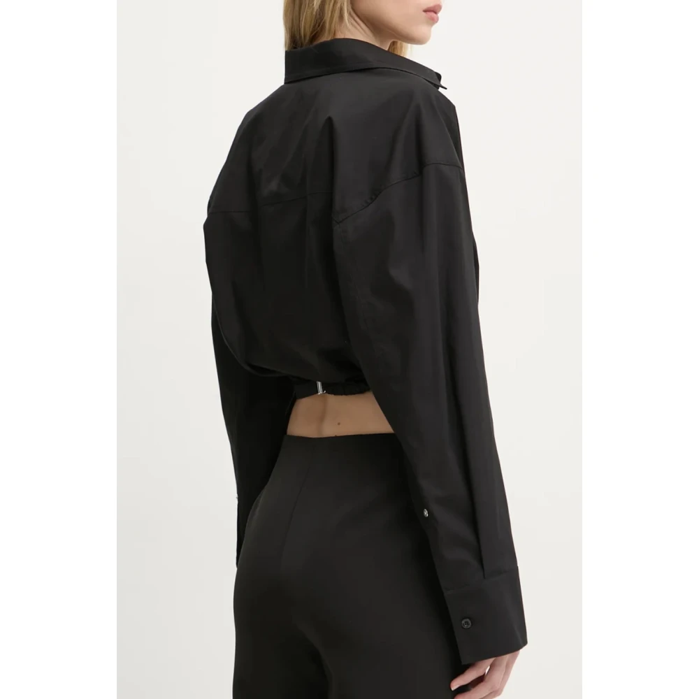 Moschino Zwarte overhemden voor heren Black Dames