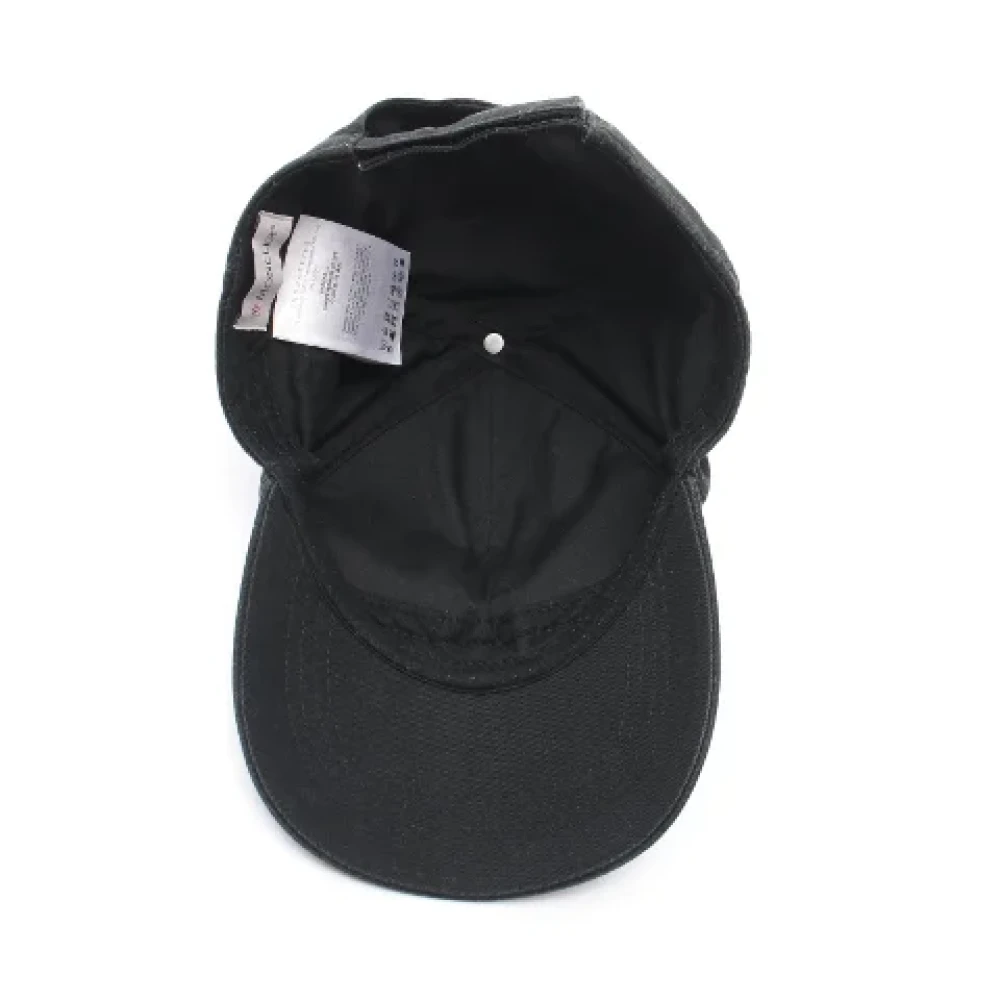 Moncler Pre-owned Cotton hats Black Dames
