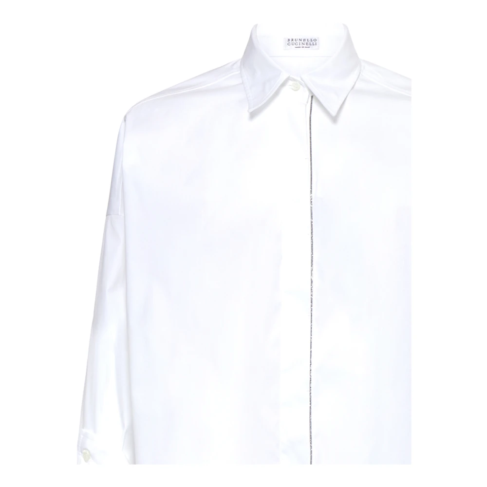 BRUNELLO CUCINELLI Witte Overhemden voor Mannen White Dames