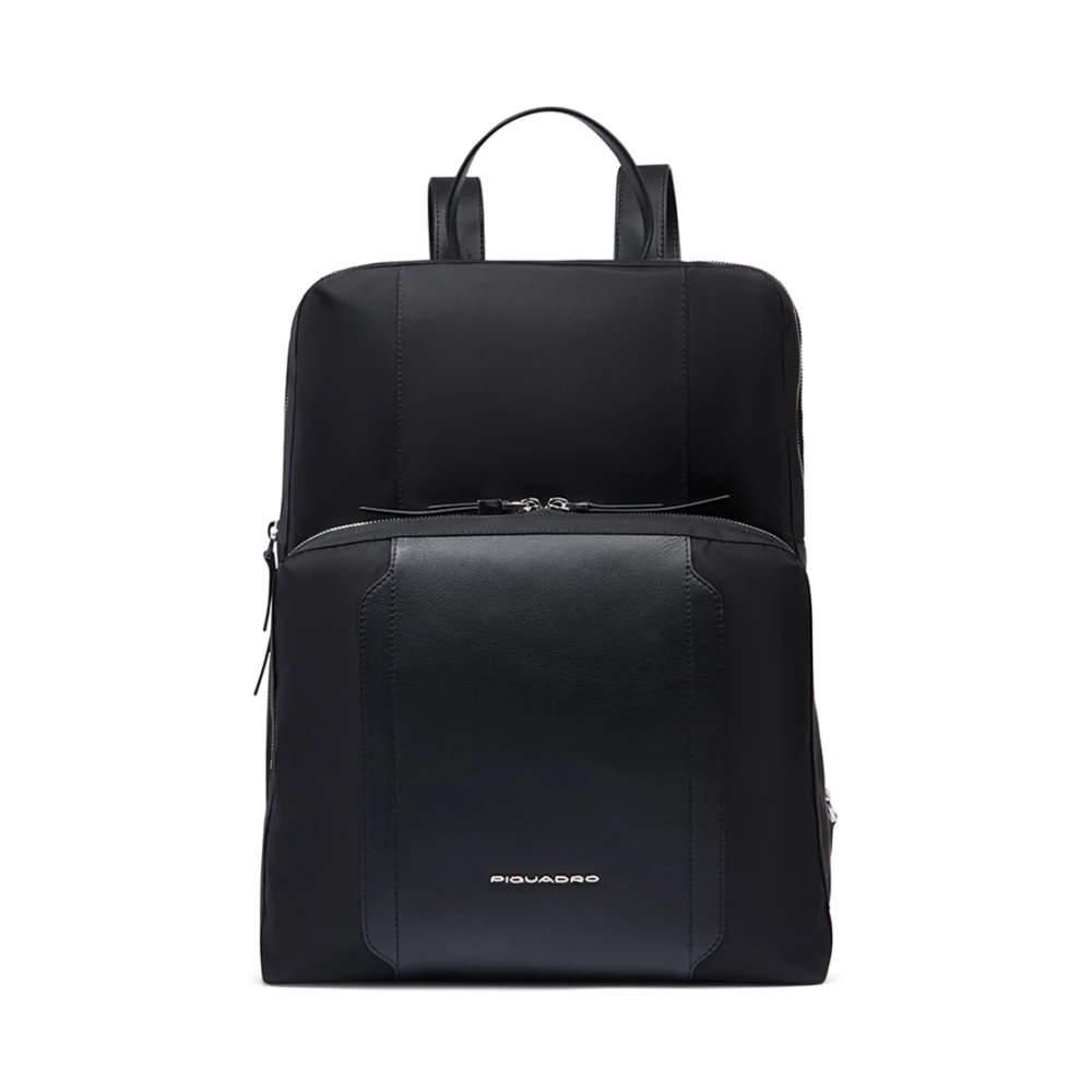 Piquadro Vrouw Zwart Circle Laptop Rugzak