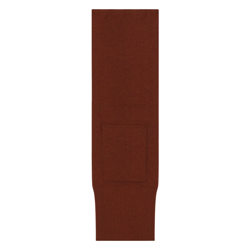 Aeron Merinoull Oversized Fick Sjal Brown, Dam