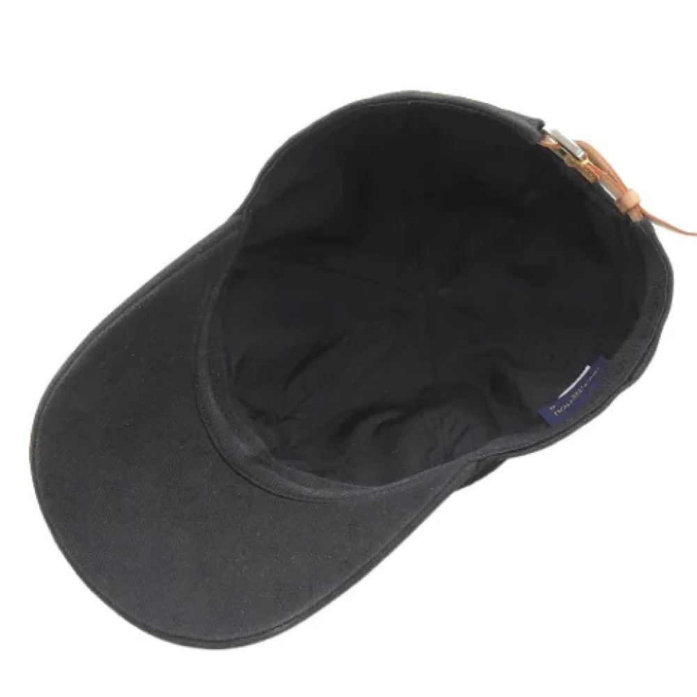 Louis Vuitton Vintage Pre-owned Cotton hats Black Heren