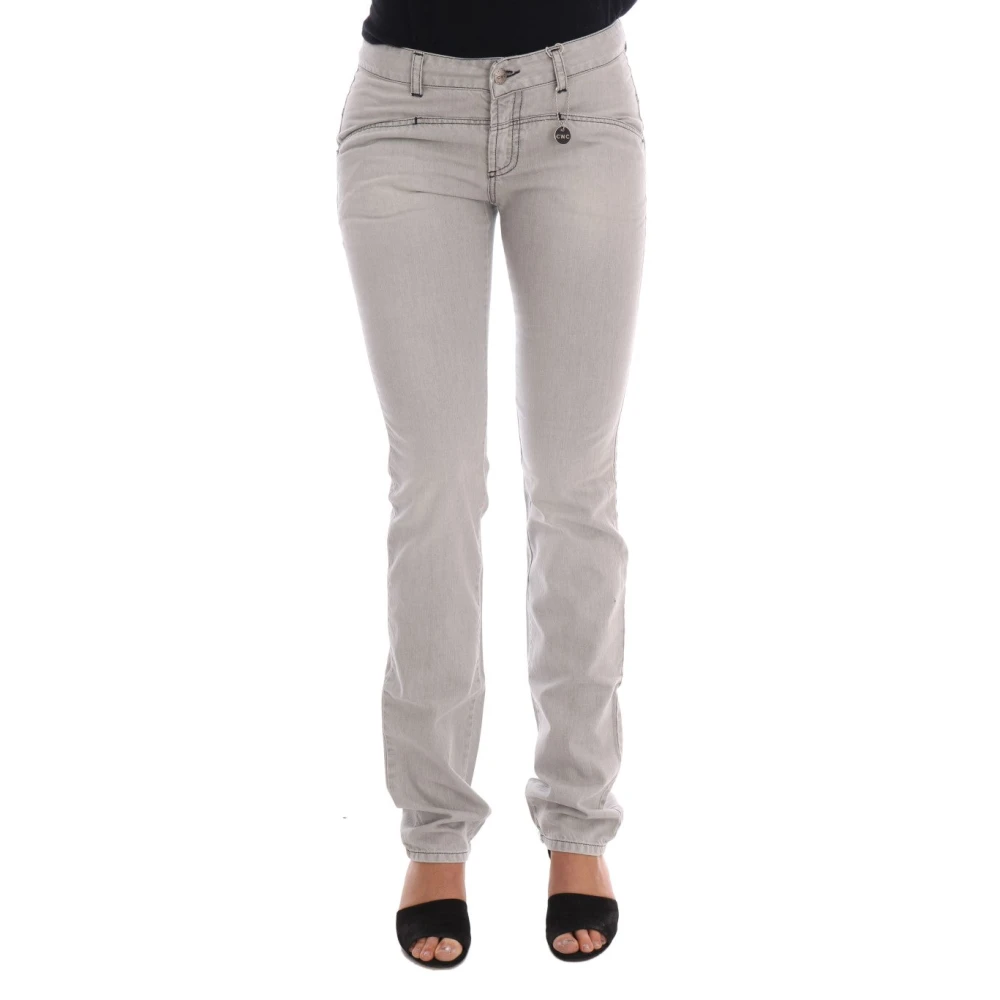 Costume National Grijze Super Slim Jeans Gray Heren