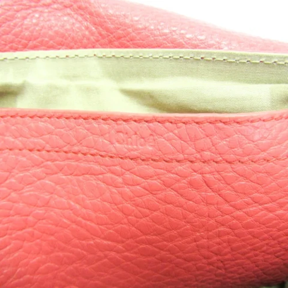 Chloé Pre-owned Leather handbags Pink Dames