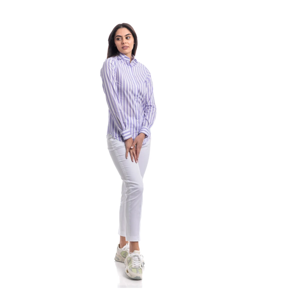 Xacus Slim Fit Overhemd Multicolor Dames