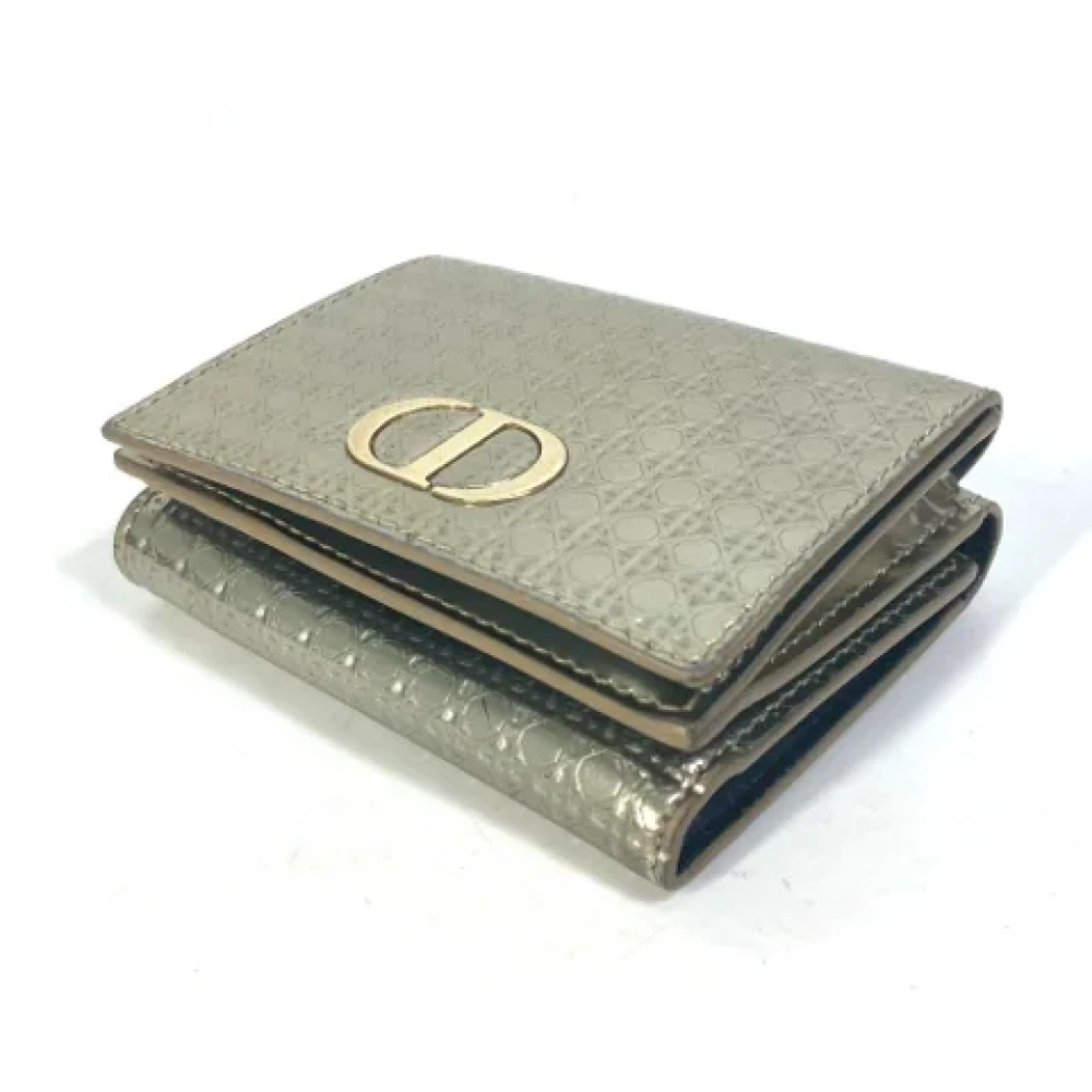 Dior Vintage Pre-owned Leather wallets Yellow Dames