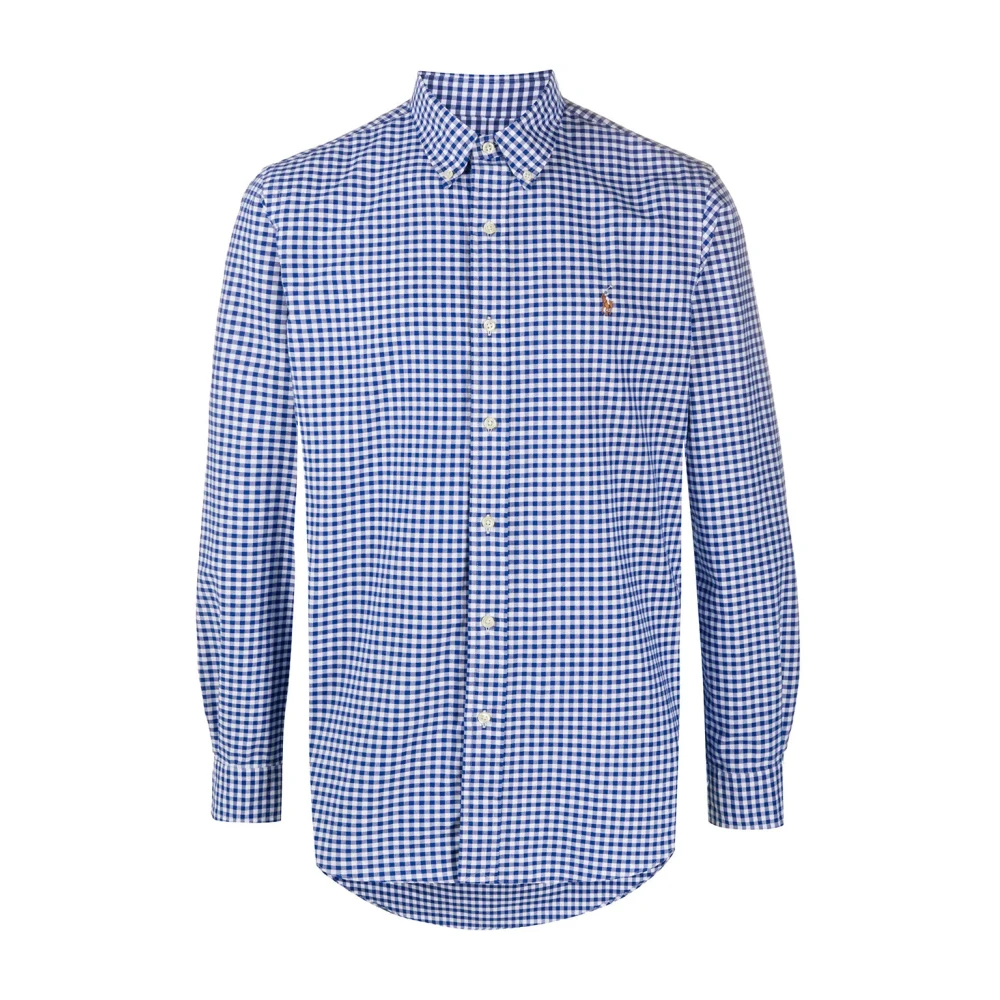 Polo Ralph Lauren Men's Blue Casual Long Sleeve Sport Shirt