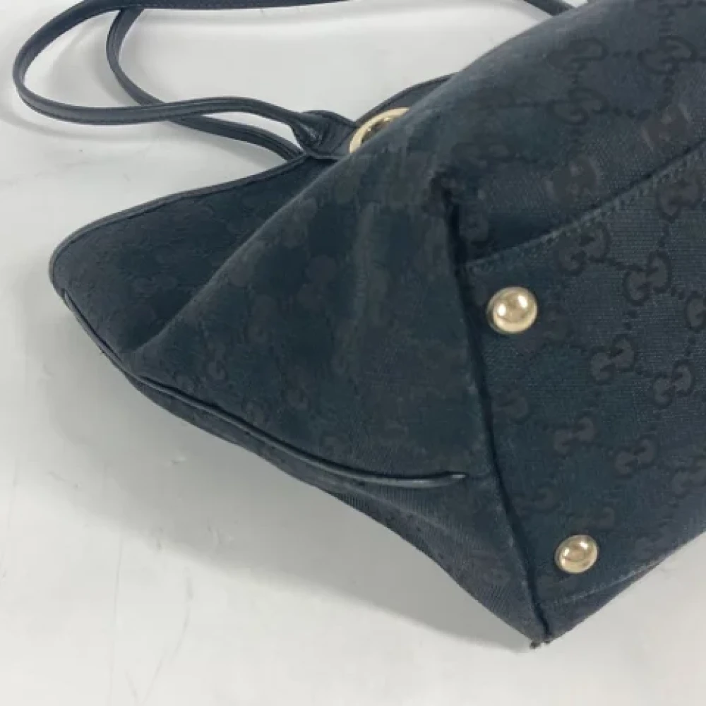 Gucci Vintage Pre-owned Canvas totes Black Dames