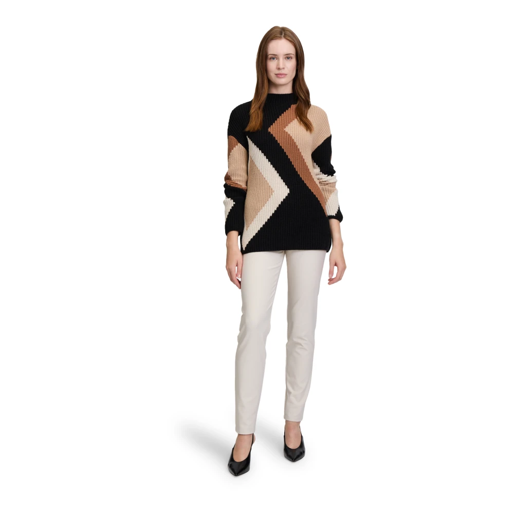 Betty Barclay Grafische Gebreide Trui Multicolor Dames