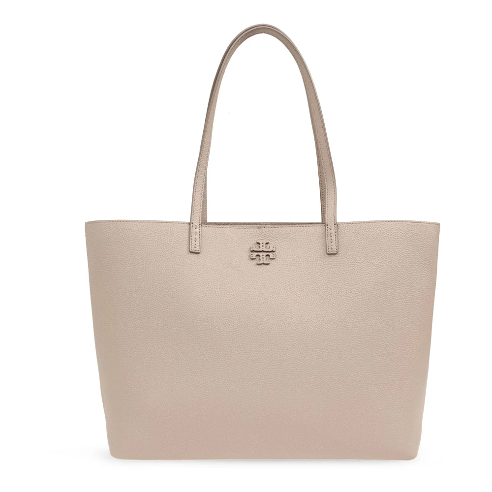 Tory Burch Färsk Lera MC Graw Handväska Beige, Dam