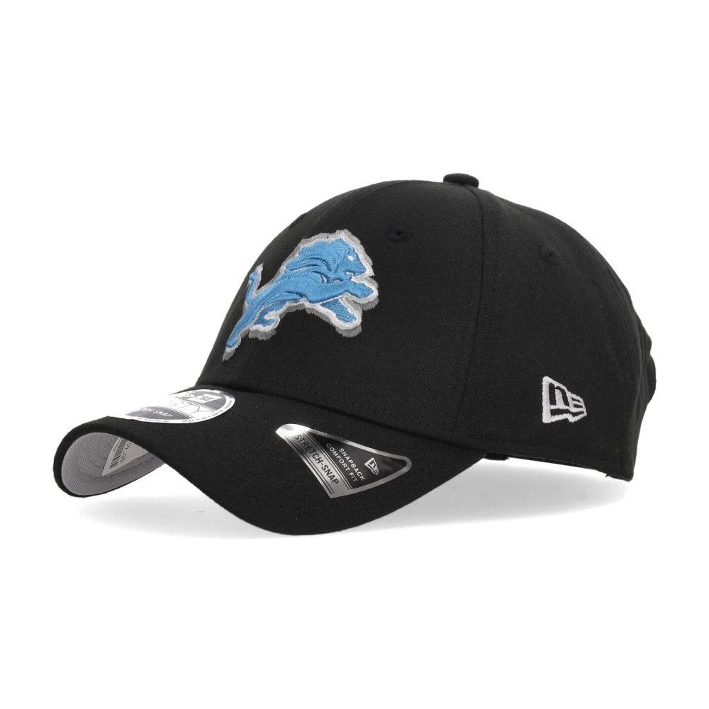 New era Gebogen Visor Hat NFL Draft Detroit Lions Black Unisex