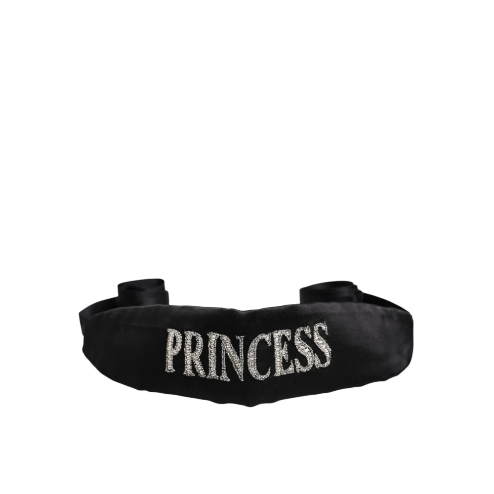 Dolce & Gabbana Donna Nero - Fantasy Cintura In Vita Intrecciata Con Seta - Accessories - One Size