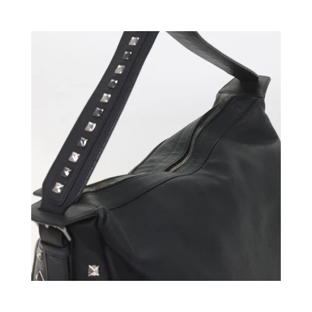MCM Pre-owned Leather handbags Black Dames