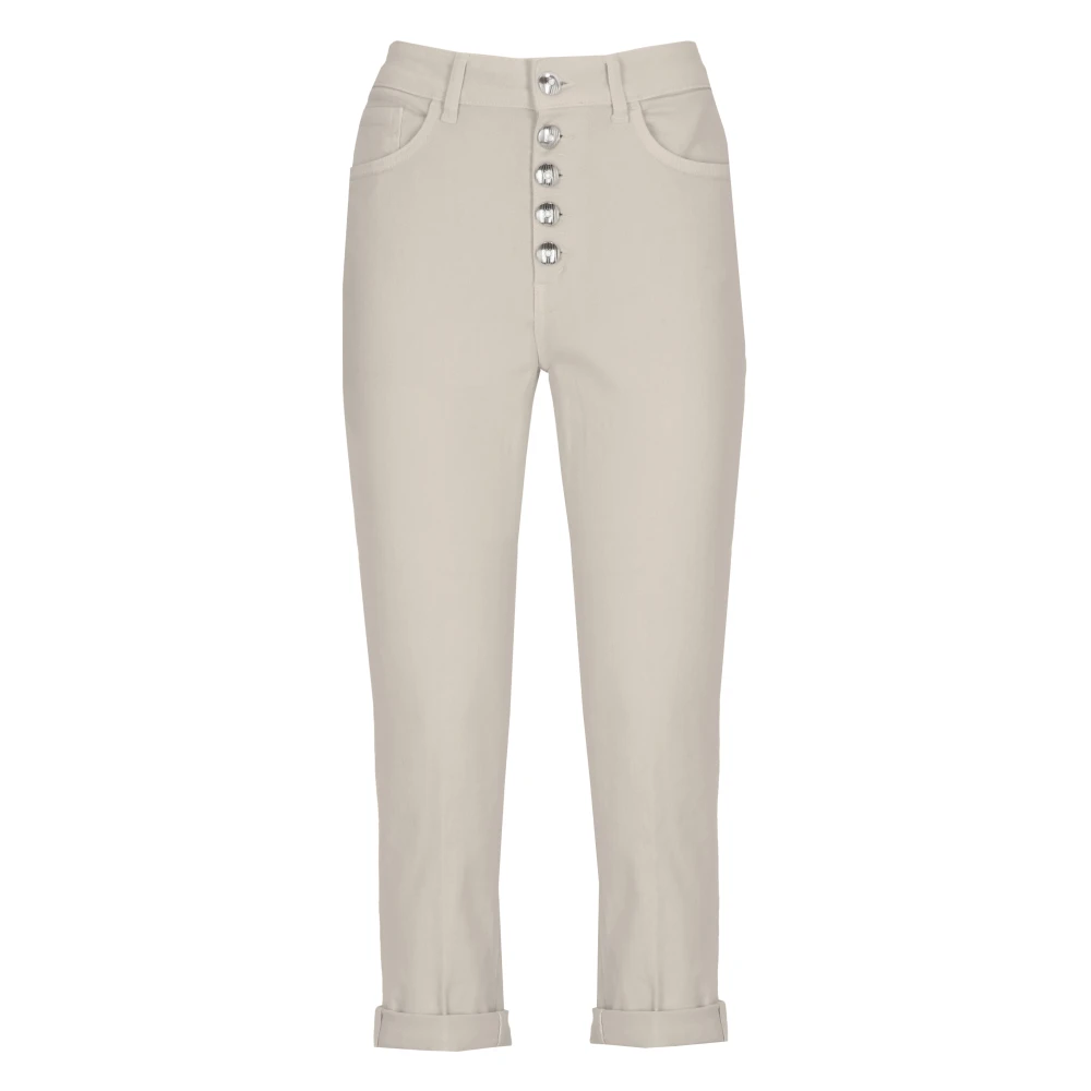Dondup Vrouw Beige Jeans Dames, W25, Katoen, Koons Gioiello Jeans