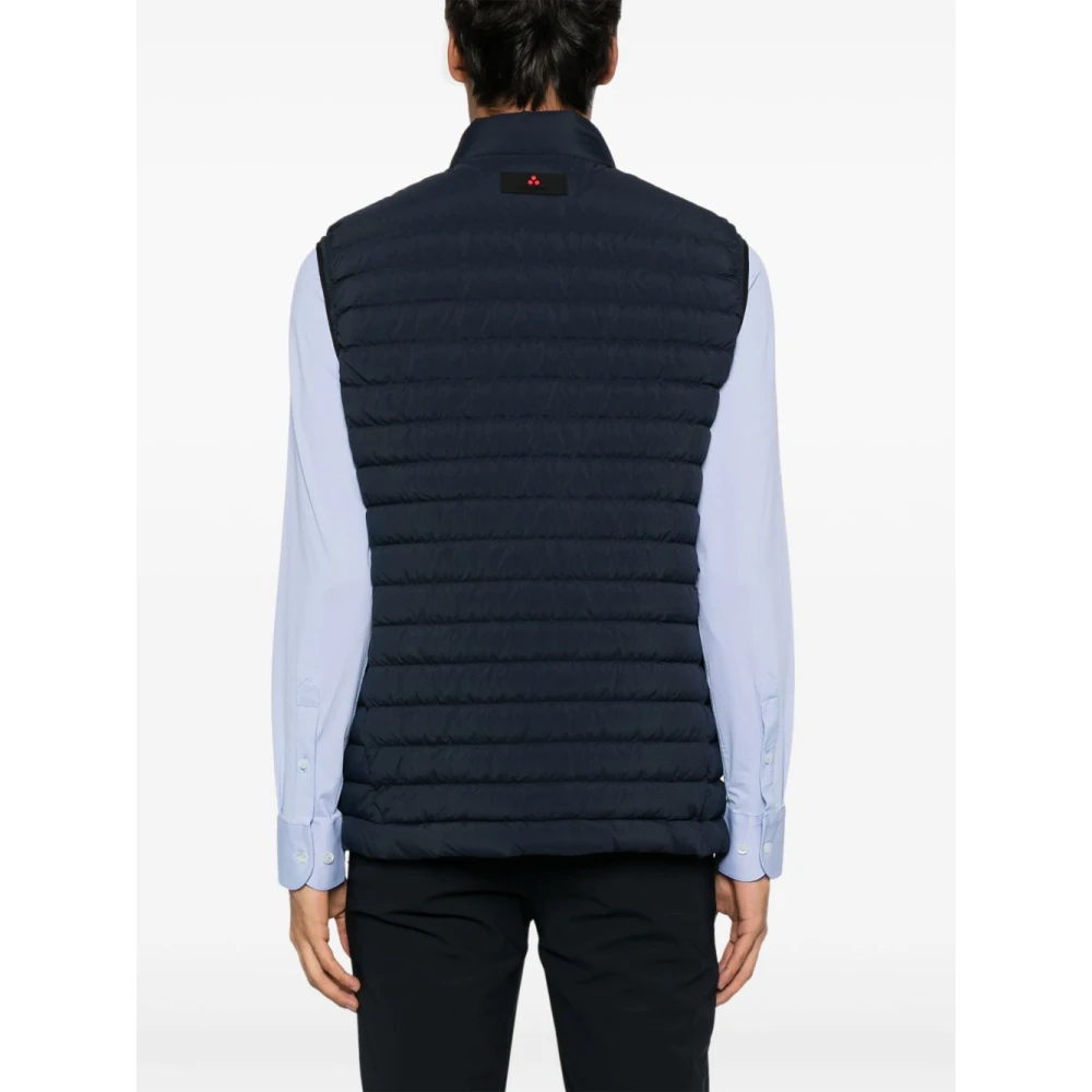Peuterey Blauwe Gebreide Jas voor Mannen Blue Heren