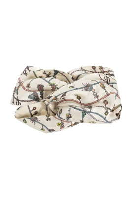 Printed Silk Twill Headband