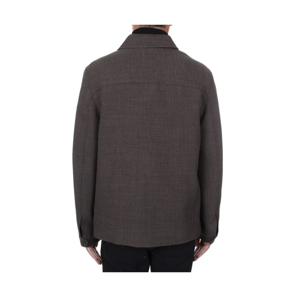 Circolo 1901 Bruine Overshirt met Knoopsluiting Brown Heren