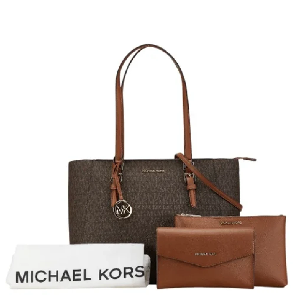 Michael Kors Pre-owned Leather shoulder-bags Brown Dames