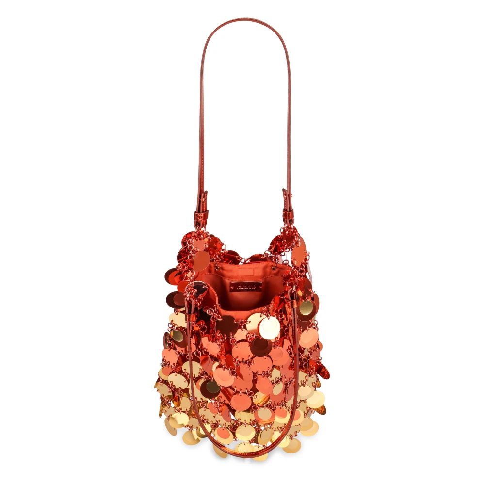 Paco Rabanne Pailletten Tote Tas Multicolor Dames