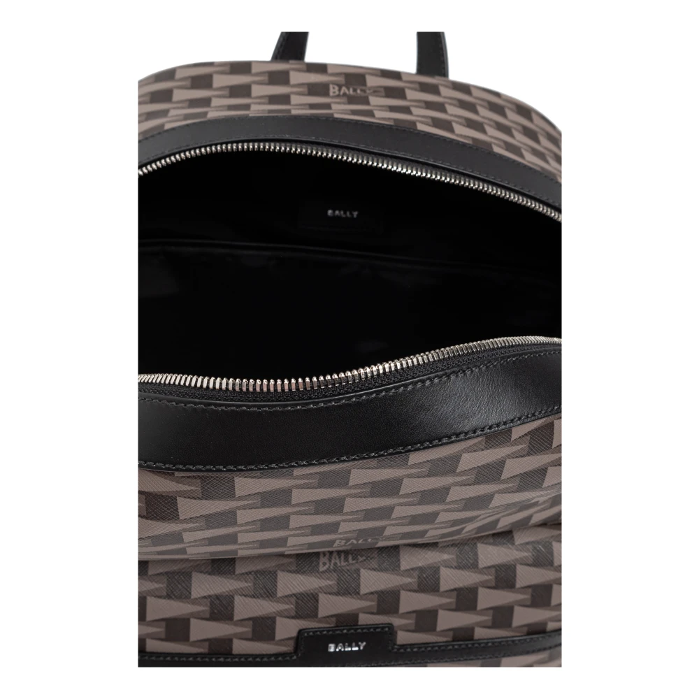 Bally Rugzak met bedrukt logo Brown Heren