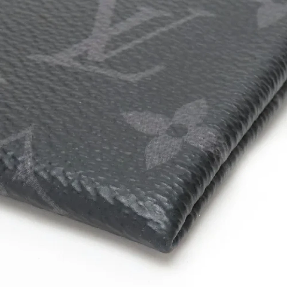 Louis Vuitton Vintage Pre-owned Canvas clutches Black Dames