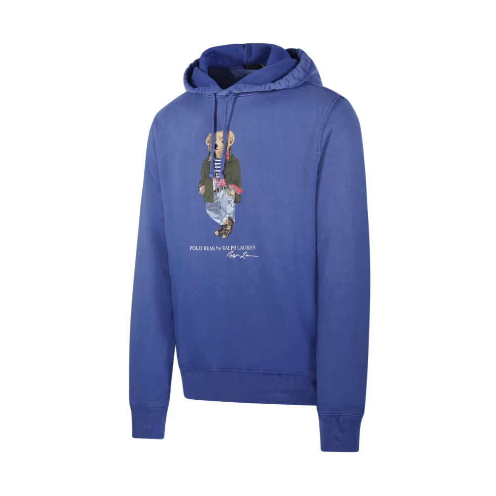 Ralph Lauren Hoodie Sweatshirt Blue Heren