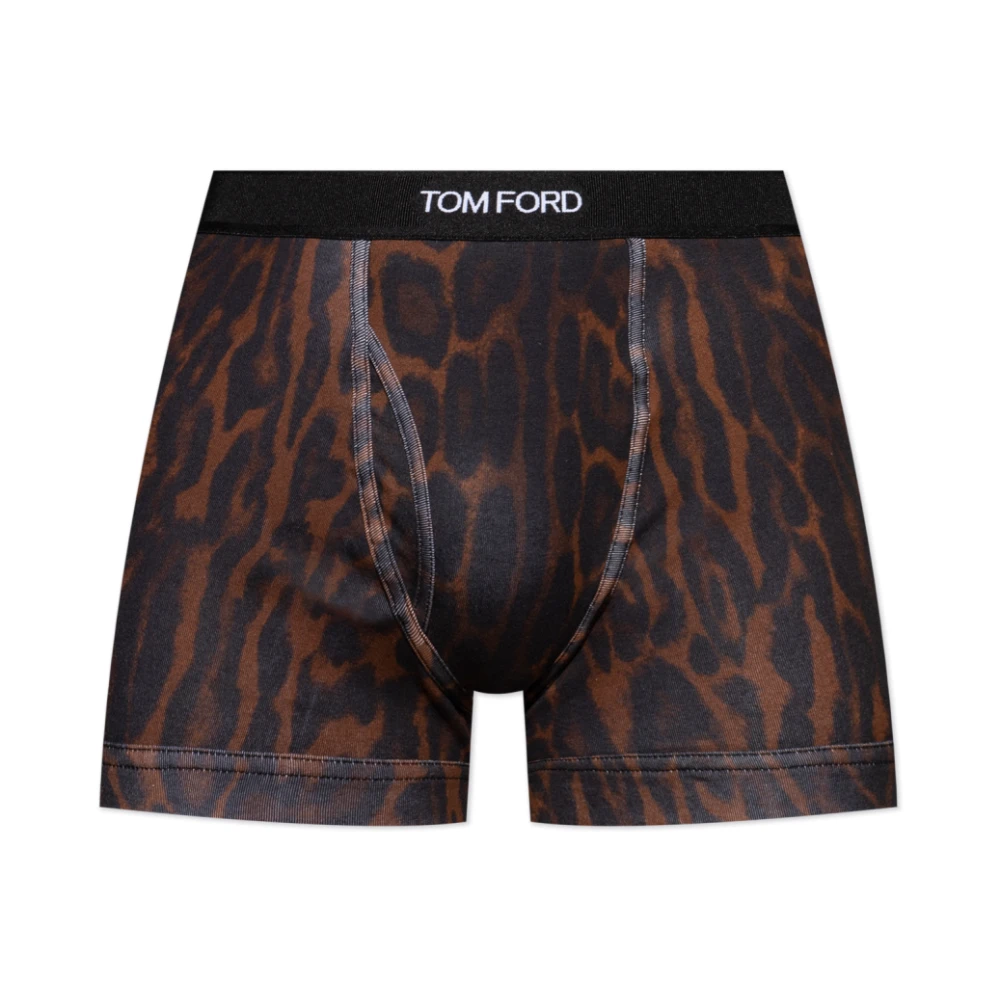 Tom Ford Hombre Marrón - Boxers Con Logo - Underwear - M - Boxers Con Logo