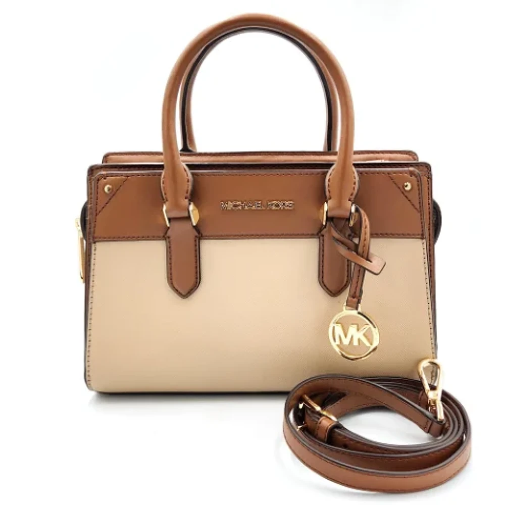 Michael Kors Pre-owned Leather handbags Beige Dames