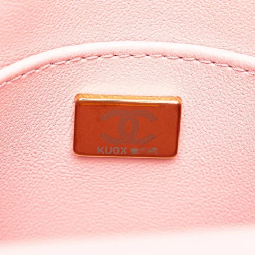 Chanel Vintage Pre-owned Fabric chanel-bags Pink Dames