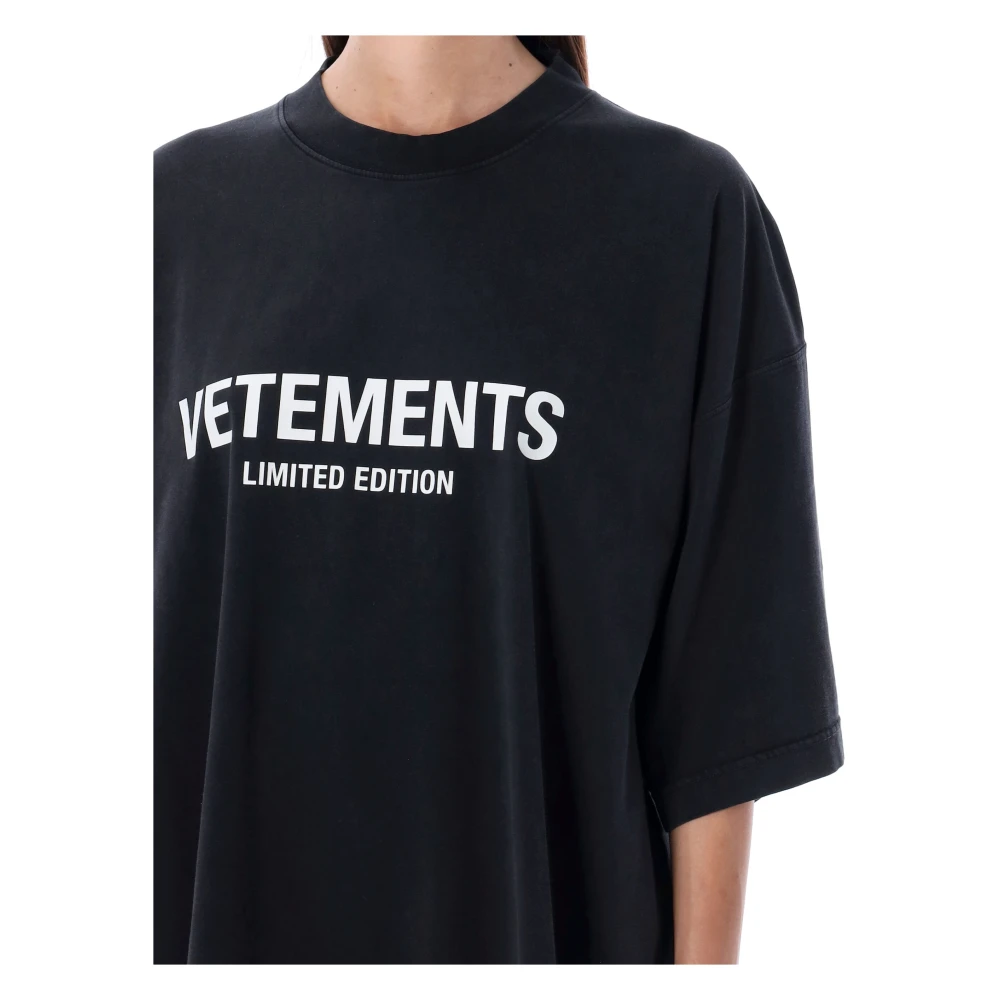 Vetements T-shirts en polo`s Black Heren