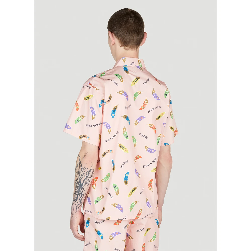 Human Made Shirts Pink Heren
