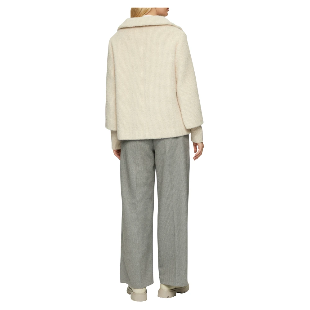 s.Oliver Gezellig Gebreide Manchet Buitenvest Beige Dames