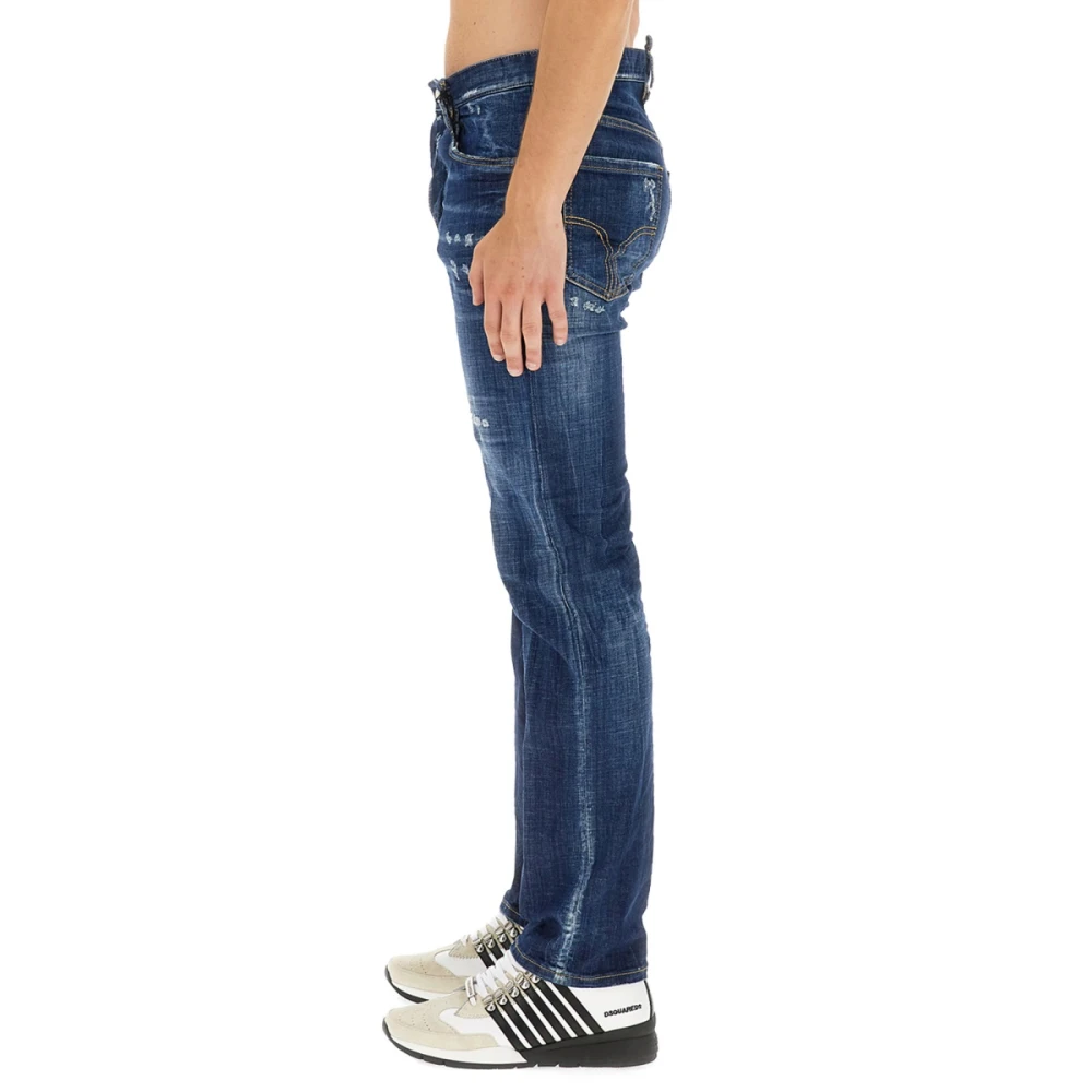 Dsquared2 Slim Fit Jeans Blue Heren