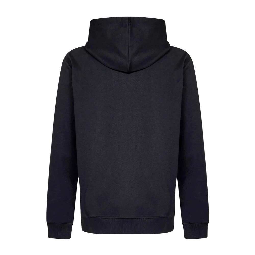 Balmain Katoenen Logo Sweatshirt Hoodie Herenmode Black Heren