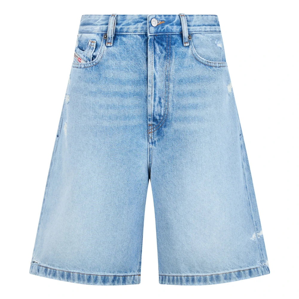 Diesel Women's Blue Denim Shorts, W28, De-Sire Short