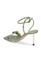green-sandals