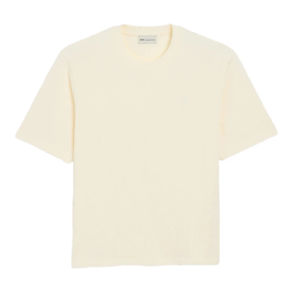 Ami Paris Uomo Beige Top, Xl, New,
